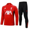 Liverpool Trenings Collegegenser 2024-25 Kvart-Zip Rød - Herre